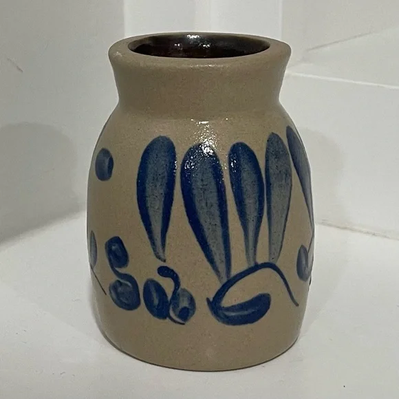 Vintage Beaumont Brothers Pottery BBP Small Salt Glazed Jar Crock Vase Stoneware - Picture 3 of 7